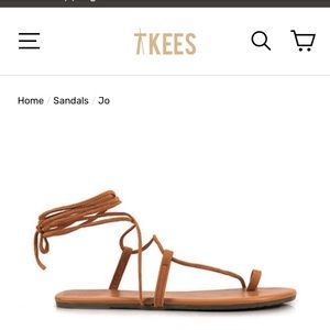 Brand New Tkees Jo lace up sandal